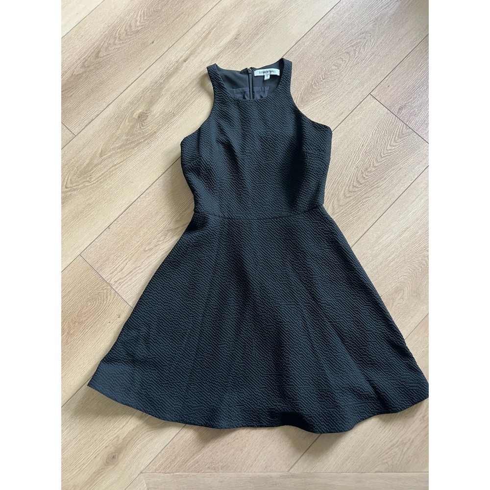 Classic Black Halter Skater Dress - Picture 2 of 12